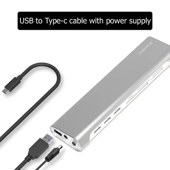 wholesale 3*USB3.0 multi-HUB with TF/SD/CF/MS/XD 5in1 cardreader with usb to Type-C cable metal case with power charger
wholesale 3*USB3.0 multi-HUB with TF/SD/CF/MS/XD 5in1 cardreader with usb to Type-C cable metal case with power charger
