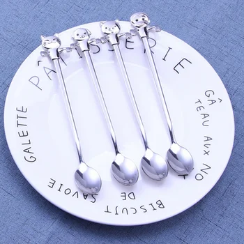 Behogar 4PCS 16.5cm Cute Cartoon Animal Stainless Steel Hangable Mixing Stirring Spoons for Iced Tea Coffee Cocktail Home Bar
Behogar 4PCS 16.5cm Cute Cartoon Animal Stainless Steel Hangable Mixing Stirring Spoons for Iced Tea Coffee Cocktail Home Bar