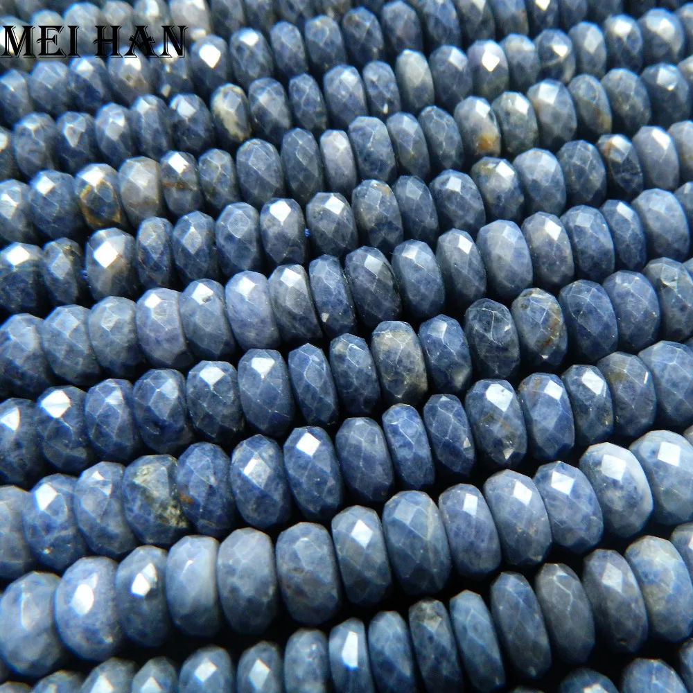 Meihan free shipping (100 beads/set/50g) 3.5-4.5*7.5-8mm natural sapphiree faceted rondelle stone beads for jewelry making
Meihan free shipping (100 beads/set/50g) 3.5-4.5*7.5-8mm natural sapphiree faceted rondelle stone beads for jewelry making