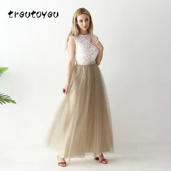Treutoyeu Long Tulle Skirt 2XS-5XL Plus Size High Waist 2018 Maxi Pleated Skirts Womens Bridesmaid Bridal Skirt Falda Tul Mujer
Treutoyeu Long Tulle Skirt 2XS-5XL Plus Size High Waist 2018 Maxi Pleated Skirts Womens Bridesmaid Bridal Skirt Falda Tul Mujer