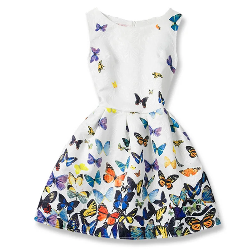 New Girl Dress Summer BABY Dresses for Girls of 6-12 Years Sleeveless Printed Butterfly Fashion Dress for Party Gilr Birthday
New Girl Dress Summer BABY Dresses for Girls of 6-12 Years Sleeveless Printed Butterfly Fashion Dress for Party Gilr Birthday