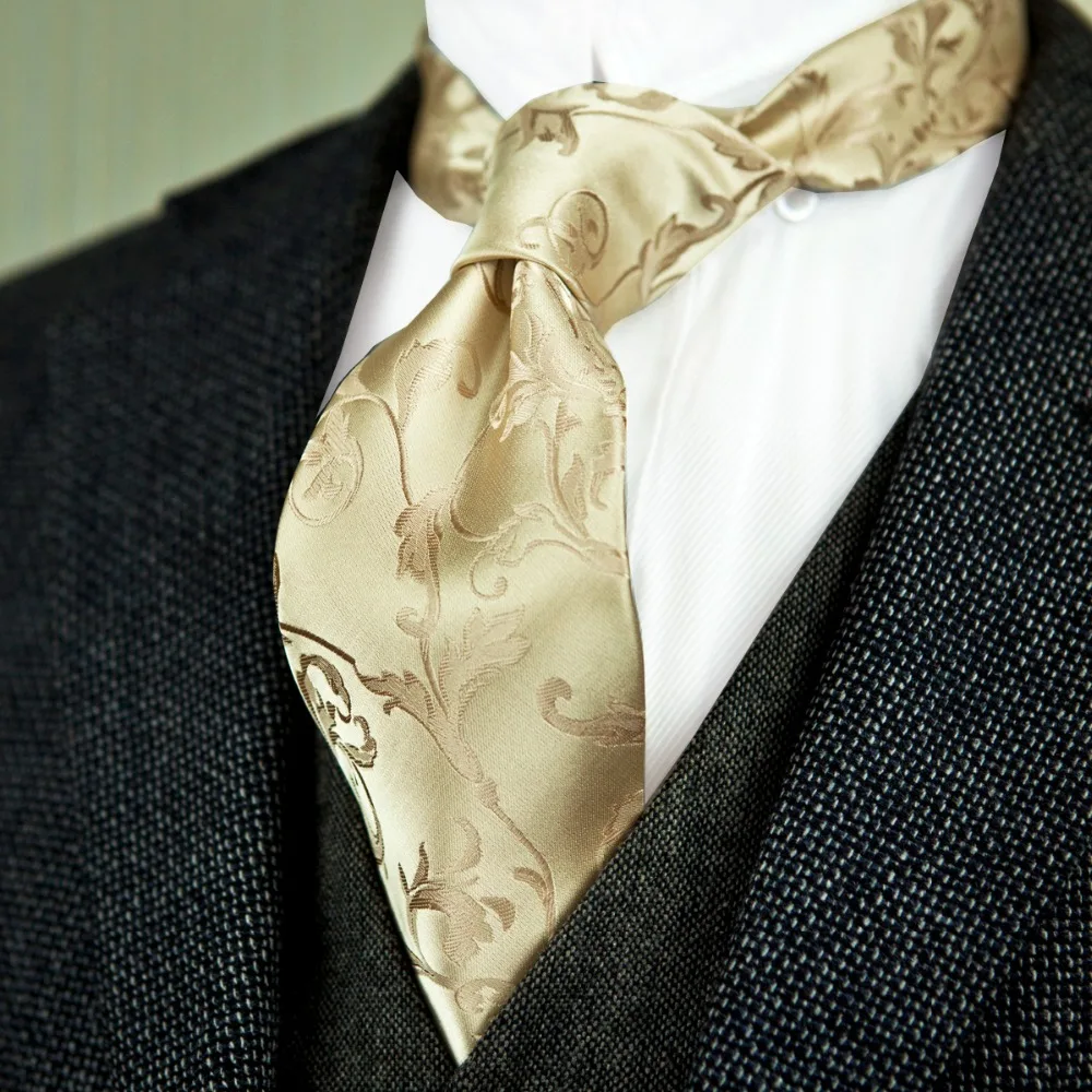 Elegant Floral Solid Cream Beige Champagne Gold Red Mens Ties Neckties 100% Silk Jacquard Woven Free Shipping Wholesale
Elegant Floral Solid Cream Beige Champagne Gold Red Mens Ties Neckties 100% Silk Jacquard Woven Free Shipping Wholesale