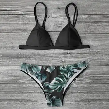 KANCOOLD Bra & Brief Sets Bikini Set Print Leaves Push-Up Padded Bathing Swimsuit Beachwear swimwear women 2018JUL24 
KANCOOLD Bra & Brief Sets Bikini Set Print Leaves Push-Up Padded Bathing Swimsuit Beachwear swimwear women 2018JUL24