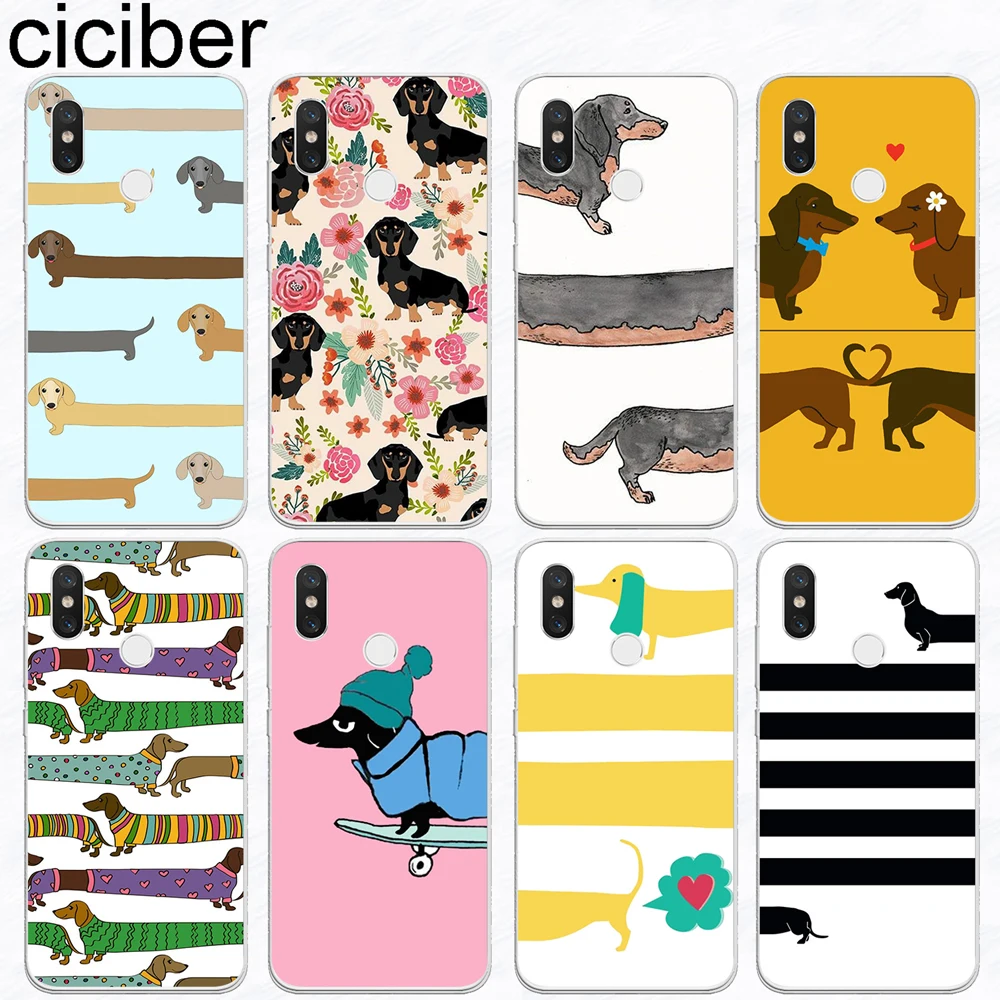 ciciber Dachshund Dog for Xiaomi 9 8 6 5 A2 A1 X 5C 5S Plus Lite SE PocoPhone F1 Soft TPU Case for Xiaomi MIX MAX 3 2 2s Pro
ciciber Dachshund Dog for Xiaomi 9 8 6 5 A2 A1 X 5C 5S Plus Lite SE PocoPhone F1 Soft TPU Case for Xiaomi MIX MAX 3 2 2s Pro
