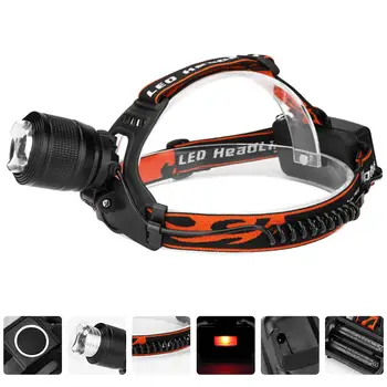 T6 LED 18650 Headlamp Flashlight Zoomable Head Light Lamp Torch durable For camping climbing outdoor activities #3B22
T6 LED 18650 Headlamp Flashlight Zoomable Head Light Lamp Torch durable For camping climbing outdoor activities #3B22