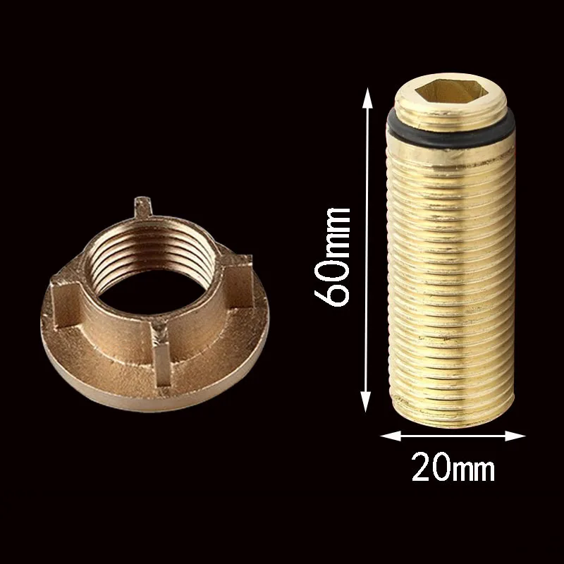 Copper kitchen sink double temperature hot and cold faucet accessories base fixed foot screw 4" nut 20 plus filament
Copper kitchen sink double temperature hot and cold faucet accessories base fixed foot screw 4" nut 20 plus filament