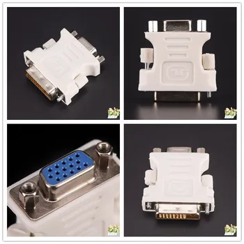 1Pcs 24+1 Pin DVI-D-D-M To VGA-F Adapter - 25 Pin (Dual Link) DVI-D Male To 15 Pin VGA Female Video Computer Monitor Adapter
1Pcs 24+1 Pin DVI-D-D-M To VGA-F Adapter - 25 Pin (Dual Link) DVI-D Male To 15 Pin VGA Female Video Computer Monitor Adapter