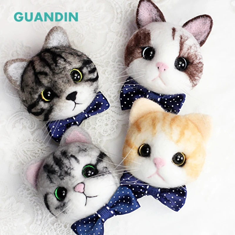GUANDIN,1Piece/Pack Non-Finished Cartoon Cat Head Wool Felt Doll DIY Creative Handmade Materials Tissue Of Lovely Soft
GUANDIN,1Piece/Pack Non-Finished Cartoon Cat Head Wool Felt Doll DIY Creative Handmade Materials Tissue Of Lovely Soft