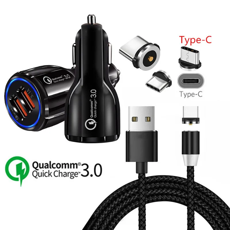 QC 3.0 USB Fast Car charger magnetic Type C Cable For Samsung galaxy A50 S10 S9 Bluboo S8 Pixel 3 3a XL Honor 20 10 Mobile phone
QC 3.0 USB Fast Car charger magnetic Type C Cable For Samsung galaxy A50 S10 S9 Bluboo S8 Pixel 3 3a XL Honor 20 10 Mobile phone