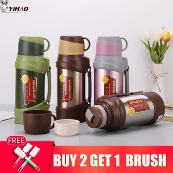 YIHAO Large Capacity Thermos Vacuum Flasks 1.8L 2L High Quality Hot Sale Stainless Steel Outdoor Sports Portable Water Bottle
YIHAO Large Capacity Thermos Vacuum Flasks 1.8L 2L High Quality Hot Sale Stainless Steel Outdoor Sports Portable Water Bottle