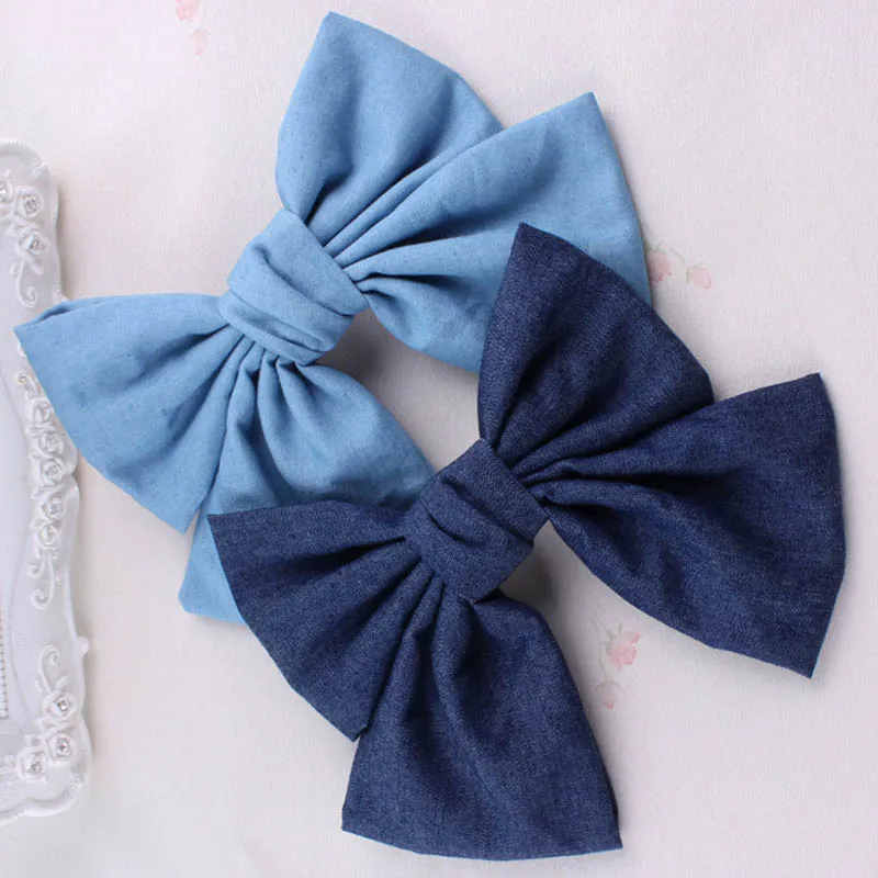 MAXSITI U Custom hairpin solid color denim bow hairpin female simple fashion headwear accessories
MAXSITI U Custom hairpin solid color denim bow hairpin female simple fashion headwear accessories