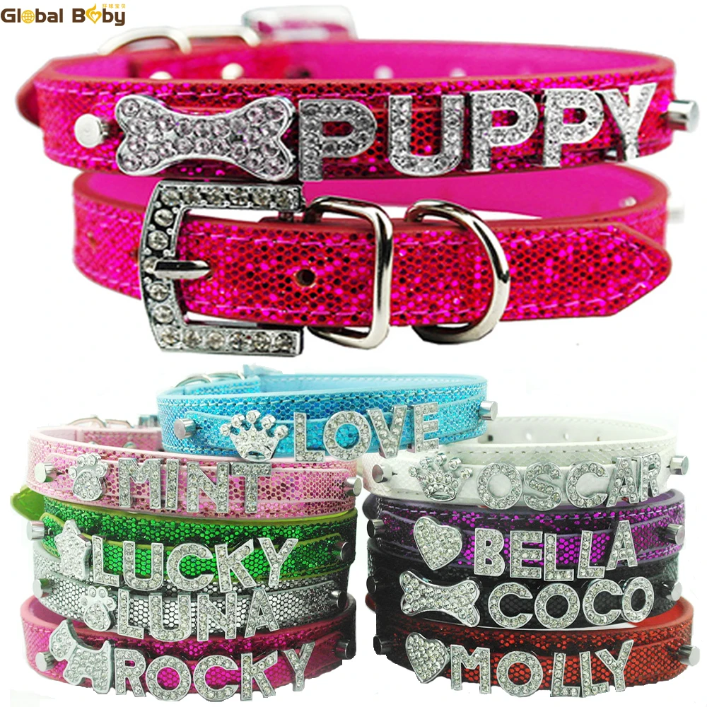 Brand Global Baby Bright Pu Leather Personalized Free 10MM Letters and Charms Named Pet Collar Necklace Dog Cat Collar
Brand Global Baby Bright Pu Leather Personalized Free 10MM Letters and Charms Named Pet Collar Necklace Dog Cat Collar