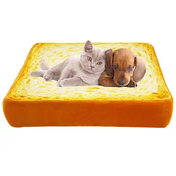 1pc Toast Bread Shape Dog Mat House for Cat Padded Bolster Dog Puppy Warm Bed Cushion with Removable Washable Cover
1pc Toast Bread Shape Dog Mat House for Cat Padded Bolster Dog Puppy Warm Bed Cushion with Removable Washable Cover