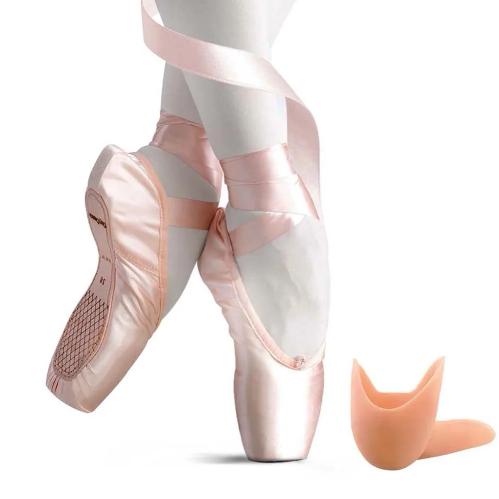 Kids Pointe Shoes Stain Canvas Ballet 