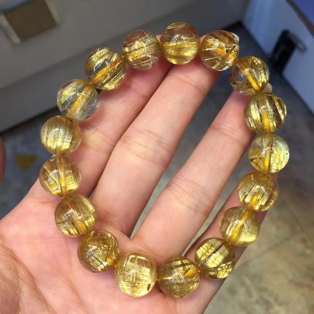 12mm Natural Gold Rutilated Titanium Quartz Bracelet Woman Man Cat Eye Effect Crystal Round Beads Jewelry AAAAA Drop Shipping
12mm Natural Gold Rutilated Titanium Quartz Bracelet Woman Man Cat Eye Effect Crystal Round Beads Jewelry AAAAA Drop Shipping