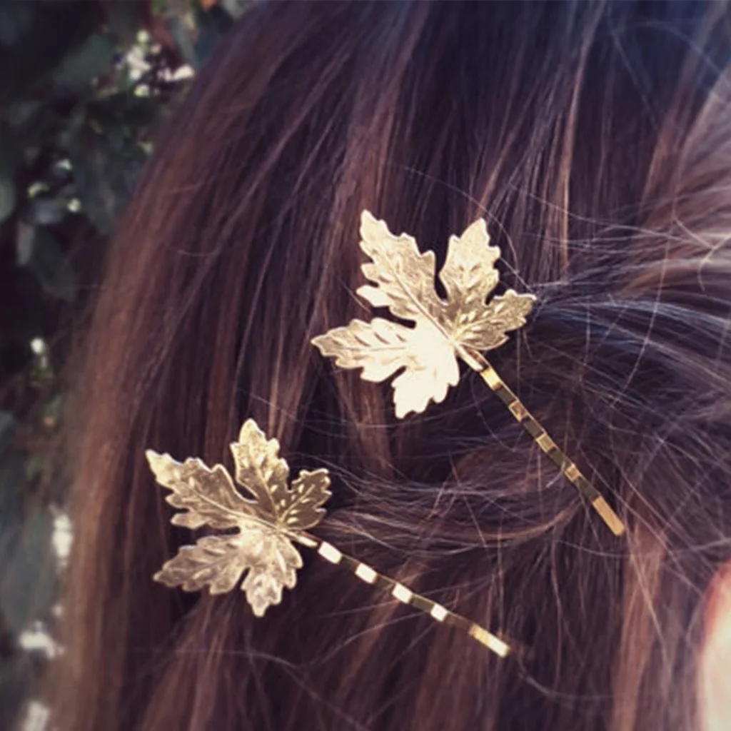 Retro 2018 Fashion New Hair Accessories Simple Lady Wild Maple Leaf Leaves Hairpin Ladies Tiara Hairpin Wholesale Sales
Retro 2018 Fashion New Hair Accessories Simple Lady Wild Maple Leaf Leaves Hairpin Ladies Tiara Hairpin Wholesale Sales