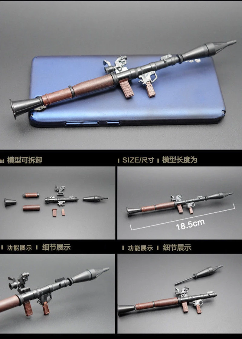 4D винтовка в сборе модель оружия 1:6 масштаб игрушечное оружие 6 шт. набор 98K