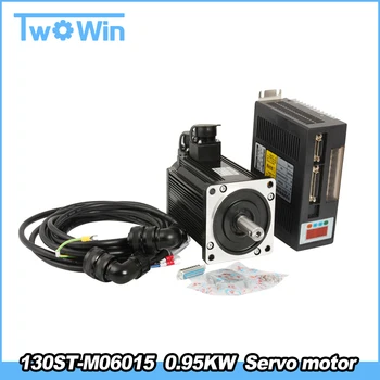 130ST-M06015 220V 0.95KW AC Servo motor 950W 1500RPM 6N.M. Single-Phase ac drive permanent magnet Matched AASD-20A Driver
130ST-M06015 220V 0.95KW AC Servo motor 950W 1500RPM 6N.M. Single-Phase ac drive permanent magnet Matched AASD-20A Driver