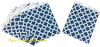 200pcs/lot 5*7 inch Navy Blue Quatrefoil Party Paper Treat Bags Wedding Birthday Table Decoration
200pcs/lot 5*7 inch Navy Blue Quatrefoil Party Paper Treat Bags Wedding Birthday Table Decoration