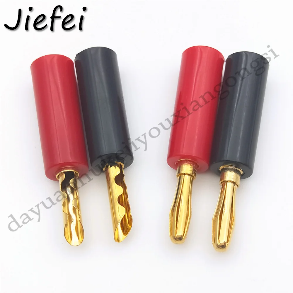 4-100pcs 24K Gold Plated brass BFA 4mm Banana Plug Male Audio Speaker Screw Connector
4-100pcs 24K Gold Plated brass BFA 4mm Banana Plug Male Audio Speaker Screw Connector