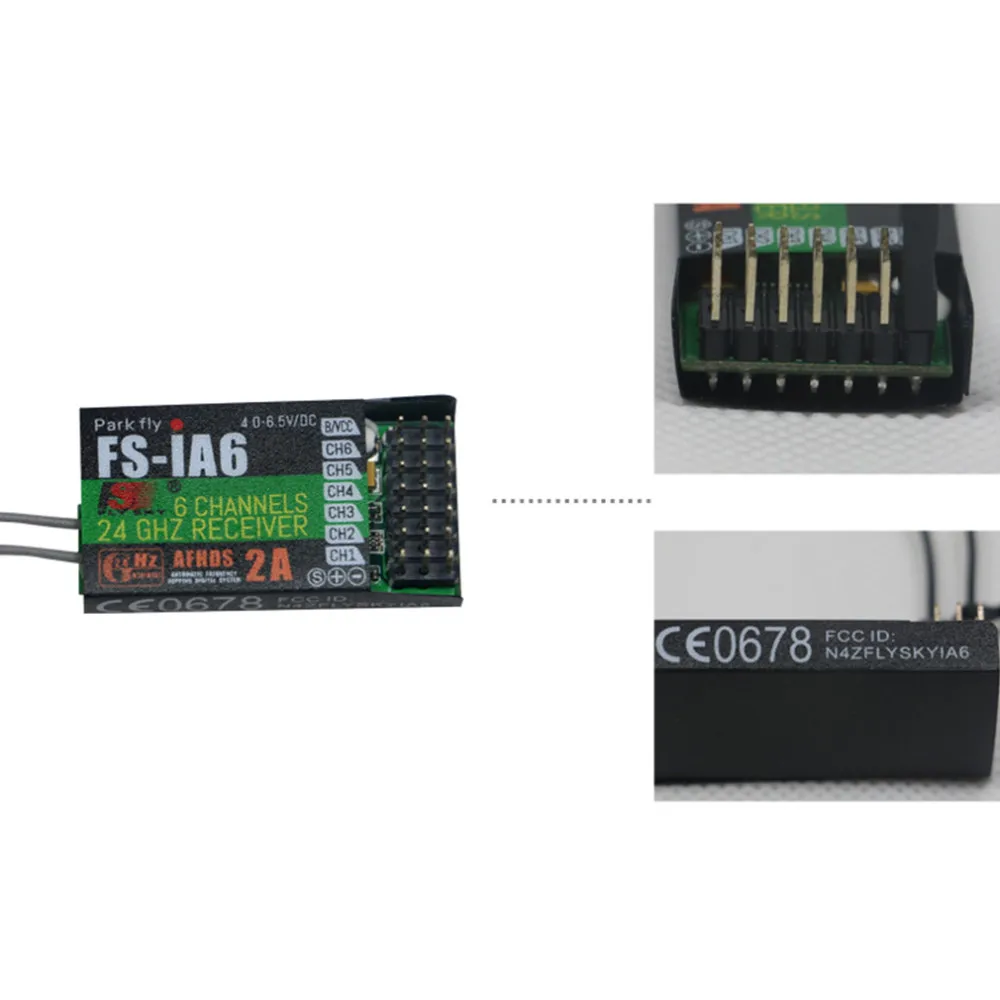 FlySky FS-iA6 2.4G 6CH AFHDS Receiver For FS-i10 FS-i6 GT2E GT2F GT2G Transmitter For RC Model
FlySky FS-iA6 2.4G 6CH AFHDS Receiver For FS-i10 FS-i6 GT2E GT2F GT2G Transmitter For RC Model