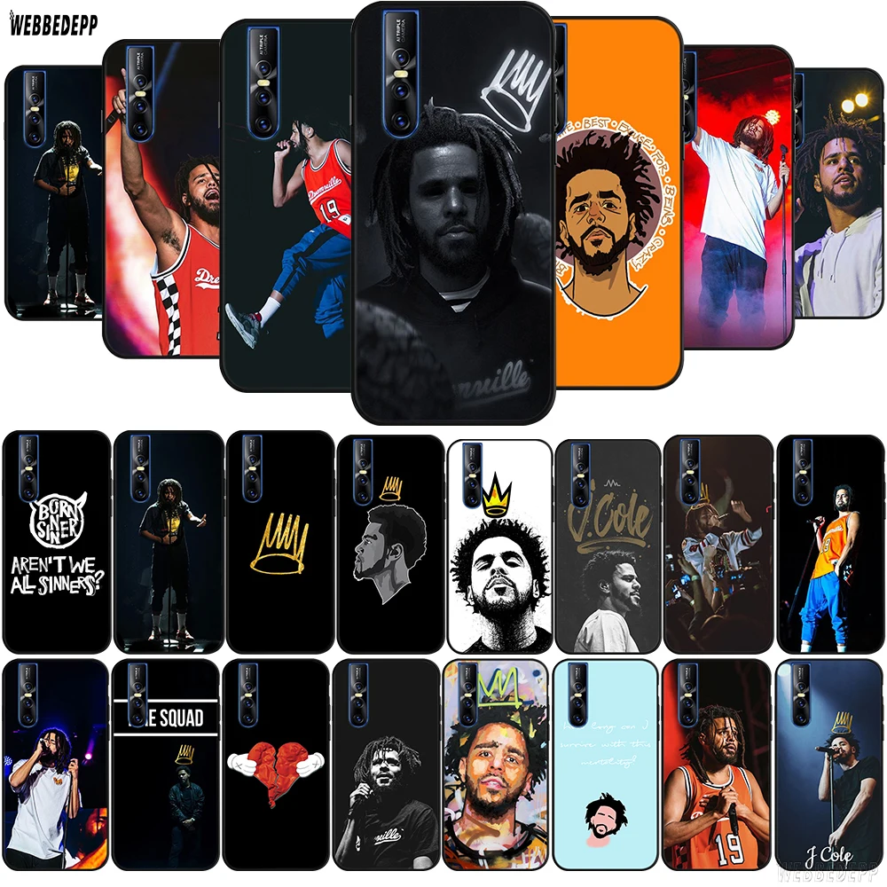 WEBBEDEPP J Cole TPU чехол для vivo Y17 Y53 Y55s Y67 Y75 Y81s Y85 Y89 Y91 Y91C Y95 Y93 V5s V7 V9 | Мобильные телефоны и
