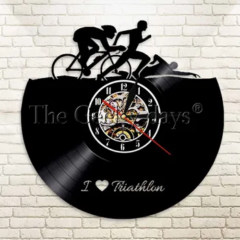1Piece Swimming Running Cycling Sport Vinyl Record Wall Clock Modern Design Handmade Gift Vintage Fitness Room Decor Wall Watch
1Piece Swimming Running Cycling Sport Vinyl Record Wall Clock Modern Design Handmade Gift Vintage Fitness Room Decor Wall Watch