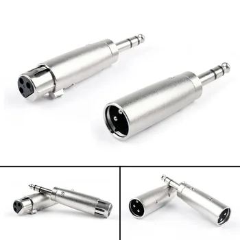 Areyourshop Male/Female 3Pin XLR To 1/4 6.35mm Stereo Male Plug For TRS Audio Cord Adapter 2/10PCS High Quality Jack Plug
Areyourshop Male/Female 3Pin XLR To 1/4 6.35mm Stereo Male Plug For TRS Audio Cord Adapter 2/10PCS High Quality Jack Plug