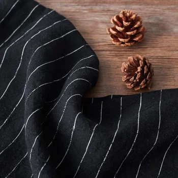 High quality flax tissu Black vertical stripes tissus jackets, trousers, suits, dresses, skirts fabric
High quality flax tissu Black vertical stripes tissus jackets, trousers, suits, dresses, skirts fabric
