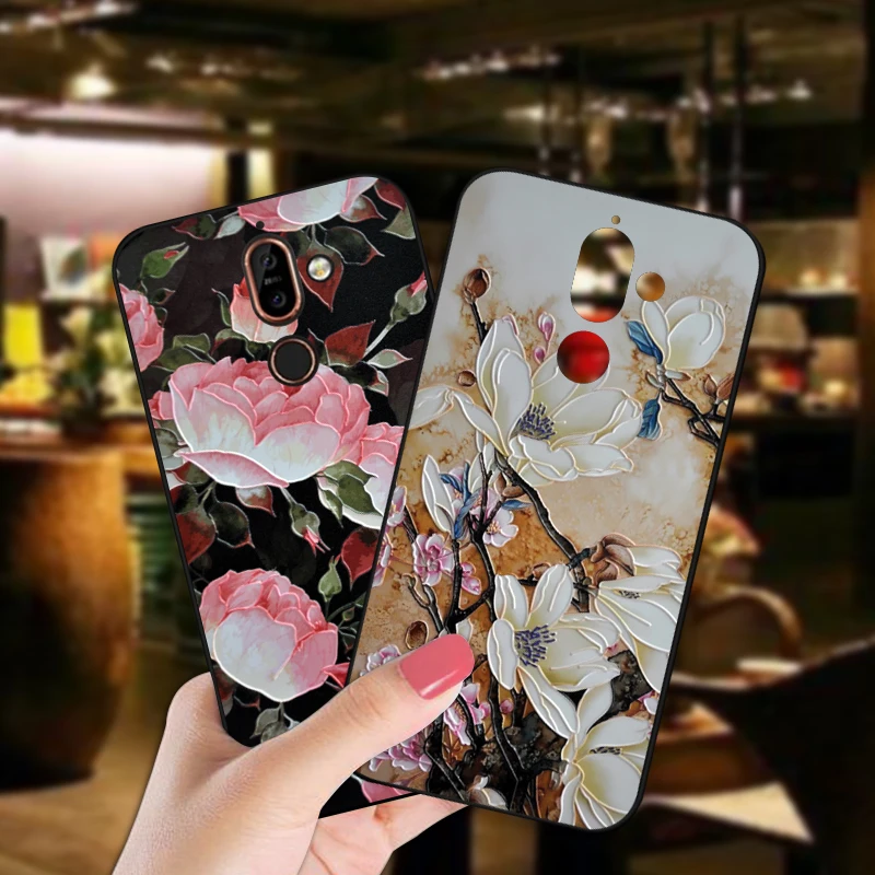 3D Relief Flower Case For Nokia 5 6 7 X5 X6 X7 2018 8 9 PureView Luxury Flower Soft Black Cover For NOKIA 5.1 6.1 8.1 Plus Cover
3D Relief Flower Case For Nokia 5 6 7 X5 X6 X7 2018 8 9 PureView Luxury Flower Soft Black Cover For NOKIA 5.1 6.1 8.1 Plus Cover