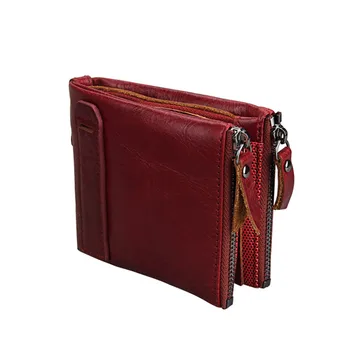 New Design Short Mini Wallet Crazy Horse Real Genuine Leather Men Wallet for Men Purse Male Cowboy Card Holders Double Zipper
New Design Short Mini Wallet Crazy Horse Real Genuine Leather Men Wallet for Men Purse Male Cowboy Card Holders Double Zipper