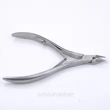 2019 nouveauté acier inoxydable pinces coupe-ongles outil Nail Art cuticule manucure soin Cutter(China)