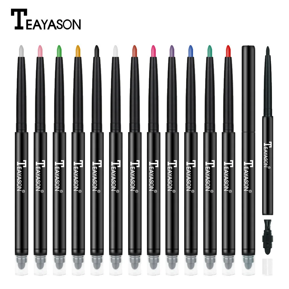 Maquiagem Colorful Matte Eyeliner Eye Double-end Pencil Makeup Crayon Delineador White Black Red Blue Eye Liner Pen Eyeshadow
Maquiagem Colorful Matte Eyeliner Eye Double-end Pencil Makeup Crayon Delineador White Black Red Blue Eye Liner Pen Eyeshadow
