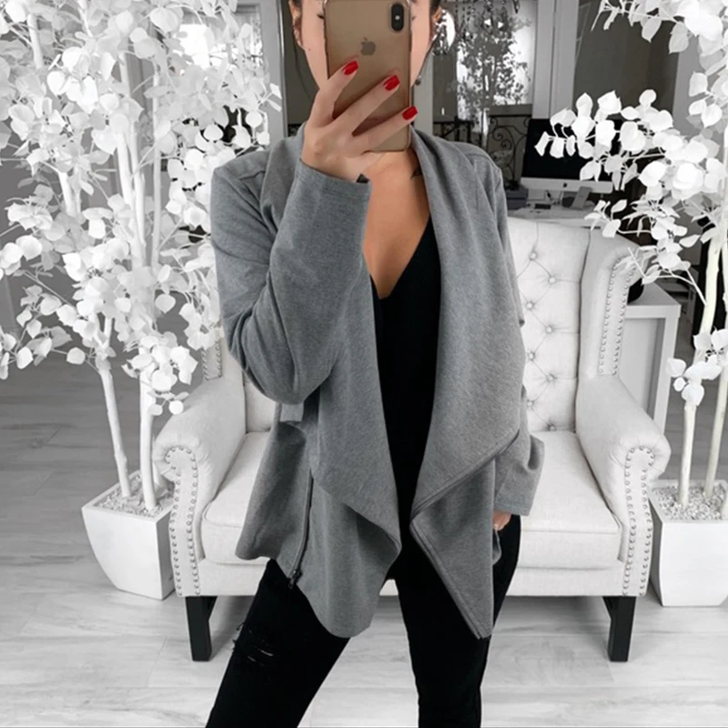 2019 Autumn Winter Jacket Women Coat Casual Girls Basic Jackets Zipper Cardigan Long Sleeve Jacket Female Coats Plus Size 3XL
2019 Autumn Winter Jacket Women Coat Casual Girls Basic Jackets Zipper Cardigan Long Sleeve Jacket Female Coats Plus Size 3XL