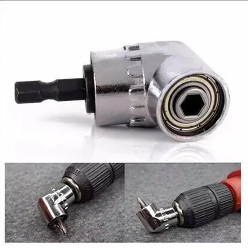 105 Degree Angle 1/4" Extension Screw Driver Socket Holder Adaptor Adjustable Bits Nozzles 1/4 Hex Shank Screwdriver Bit Holder
105 Degree Angle 1/4" Extension Screw Driver Socket Holder Adaptor Adjustable Bits Nozzles 1/4 Hex Shank Screwdriver Bit Holder