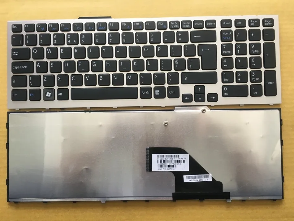 New UK Keyboard For SONY VPCF VPCF11 VPCF12 VPCF13 F11 F12 series With Silver Frame Laptop Keyboard
New UK Keyboard For SONY VPCF VPCF11 VPCF12 VPCF13 F11 F12 series With Silver Frame Laptop Keyboard