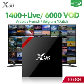 X96W Android 7.1 IPTV Subscription 1 Year S905W 1+8G 4K Netherlands Belgium France Arabic 1 Year IPTV No app included
X96W Android 7.1 IPTV Subscription 1 Year S905W 1+8G 4K Netherlands Belgium France Arabic 1 Year IPTV No app included