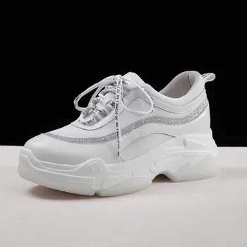 2019 New Spring Genuine Leather Women Sneakers Size 34-39 Platform Shoes Ladies Height Increasing Chunky Sneakers
2019 New Spring Genuine Leather Women Sneakers Size 34-39 Platform Shoes Ladies Height Increasing Chunky Sneakers