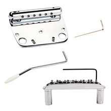 Exquisite 6 String Guitar Tremolo Bridge Tailpiece Set for Jazzmaster Guitar Accessory Chrome
Exquisite 6 String Guitar Tremolo Bridge Tailpiece Set for Jazzmaster Guitar Accessory Chrome