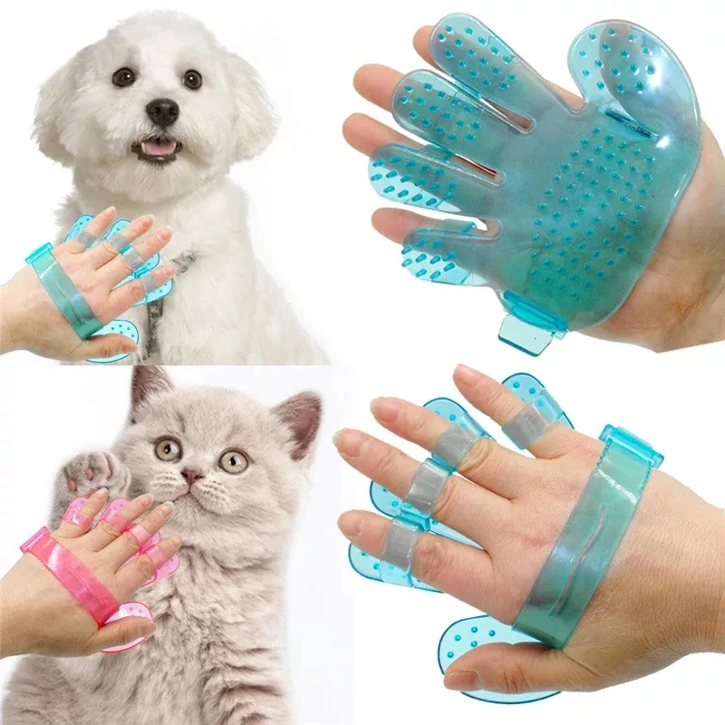 

SUPREPET Pet Grooming Glove for Cat Brush Comb Cat Hackle Pet Deshedding Brush Glove for Dog Pet Hair Glove for Cat Dog Grooming