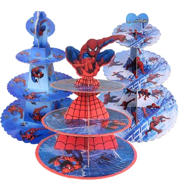 the Spider Man 3-tier Cupcake Stand Cupcake Wrappers Stander Cartoon Cake Dessert cake cup stand for baby girl happy birthday
the Spider Man 3-tier Cupcake Stand Cupcake Wrappers Stander Cartoon Cake Dessert cake cup stand for baby girl happy birthday