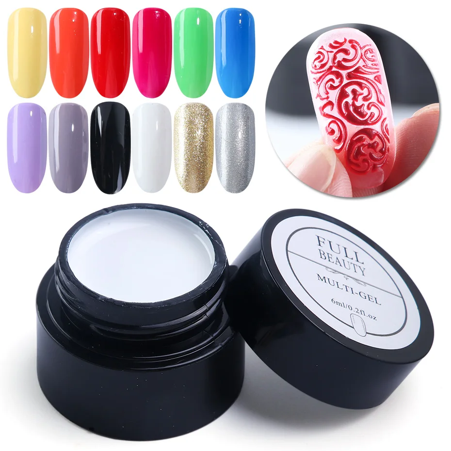 6ml Painting Gel Varnish UV LED Soak Off Gel Nail Polish Sculpture Carved Creative Modeling Gel Paint Nail Art Manicure JI1501
6ml Painting Gel Varnish UV LED Soak Off Gel Nail Polish Sculpture Carved Creative Modeling Gel Paint Nail Art Manicure JI1501