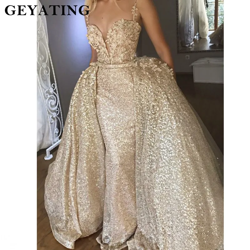 Spaghetti Straps Muslim Evening Dress 2019 Lace Appliques Detachable Mermaid Formal Party Gowns Dubai Long Backless Prom Dresses
Spaghetti Straps Muslim Evening Dress 2019 Lace Appliques Detachable Mermaid Formal Party Gowns Dubai Long Backless Prom Dresses