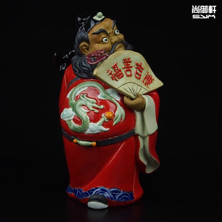 Shiwan doll master boutique auspicious characters ceramic ornaments Kui Fu Shan TV cabinet decor Zhaocai decoration
Shiwan doll master boutique auspicious characters ceramic ornaments Kui Fu Shan TV cabinet decor Zhaocai decoration
