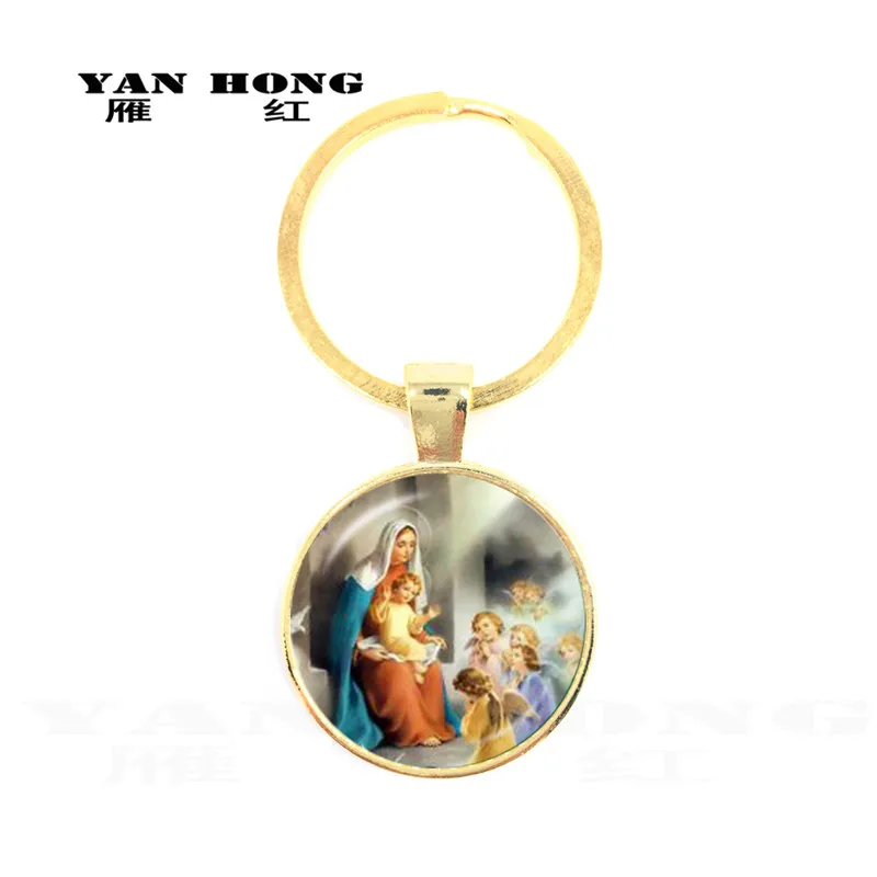Yanhong jewelry, crystal glass, hand-made key chains, the Virgin Mother bless peace and smooth, is the best gift to wear to frie
Yanhong jewelry, crystal glass, hand-made key chains, the Virgin Mother bless peace and smooth, is the best gift to wear to frie