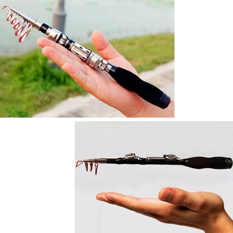 Portable Fishing Rod Mini Telescopic Spinning Rod Carbon Hand Fishing Tackle Sea Rod Fish Pole 1.0m-2.3m Fish Tool
Portable Fishing Rod Mini Telescopic Spinning Rod Carbon Hand Fishing Tackle Sea Rod Fish Pole 1.0m-2.3m Fish Tool