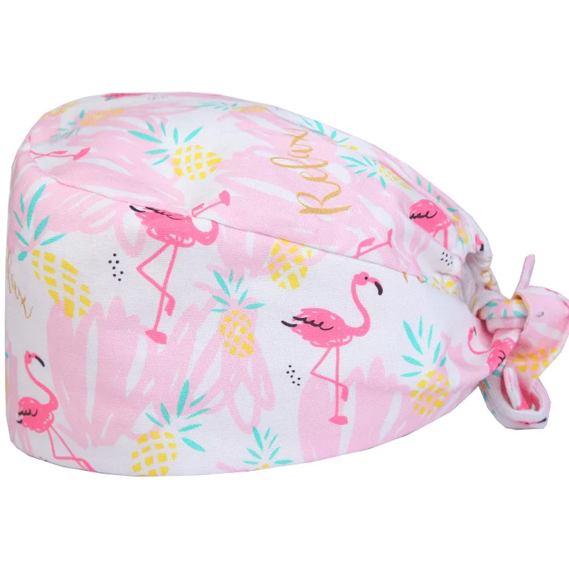 Flamingo Women's Medical Caps Surgical Scrub Hats Pattern Operating Room Surgeon Hat Dentist Beautician Work Cap Pure Cotton
Flamingo Women's Medical Caps Surgical Scrub Hats Pattern Operating Room Surgeon Hat Dentist Beautician Work Cap Pure Cotton