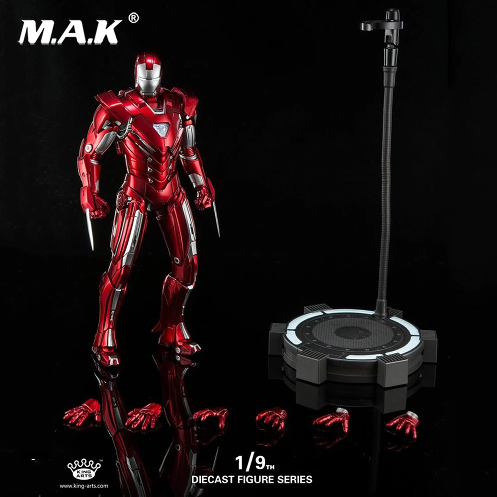 King Arts DFS028 Diecast Mark33 Iron Man Silver Centurion Figure 1/9 Scale Alloy movable iron man action figure
King Arts DFS028 Diecast Mark33 Iron Man Silver Centurion Figure 1/9 Scale Alloy movable iron man action figure
