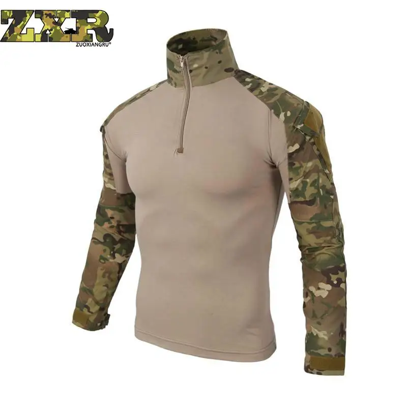Tactical camouflage Long Sleeve T-Shirts For men Gear Army Men Soldiers Combat Military Force Multicam Camo hunter clothes
Tactical camouflage Long Sleeve T-Shirts For men Gear Army Men Soldiers Combat Military Force Multicam Camo hunter clothes