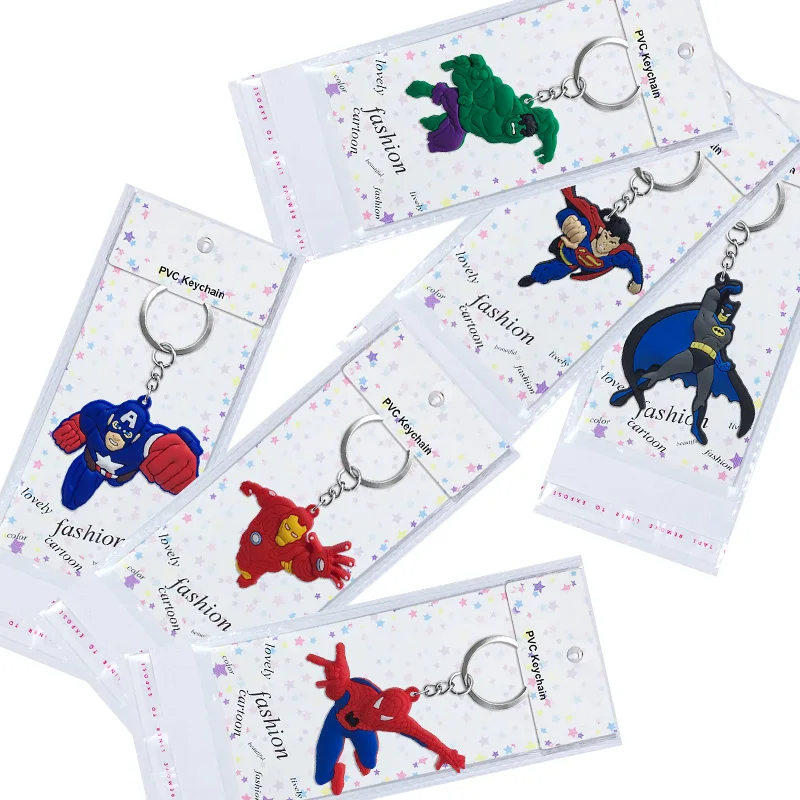 2pcs Avenger Mickey Cartoon PVC Pendant Keychain with Nice Package Anime Key Chain Charm Accessory Key Ring Kid Gifts
2pcs Avenger Mickey Cartoon PVC Pendant Keychain with Nice Package Anime Key Chain Charm Accessory Key Ring Kid Gifts